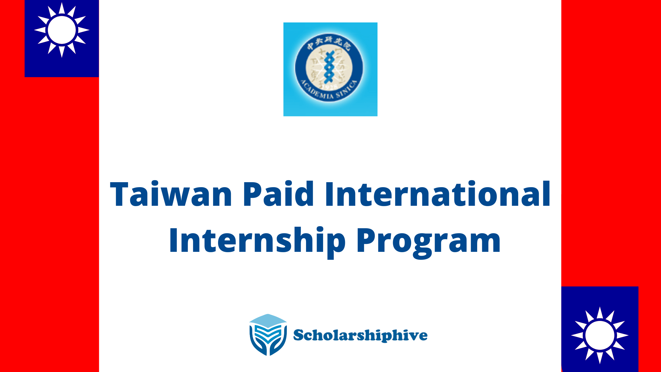 Taiwan Paid International Internship Program Scholarshiphive