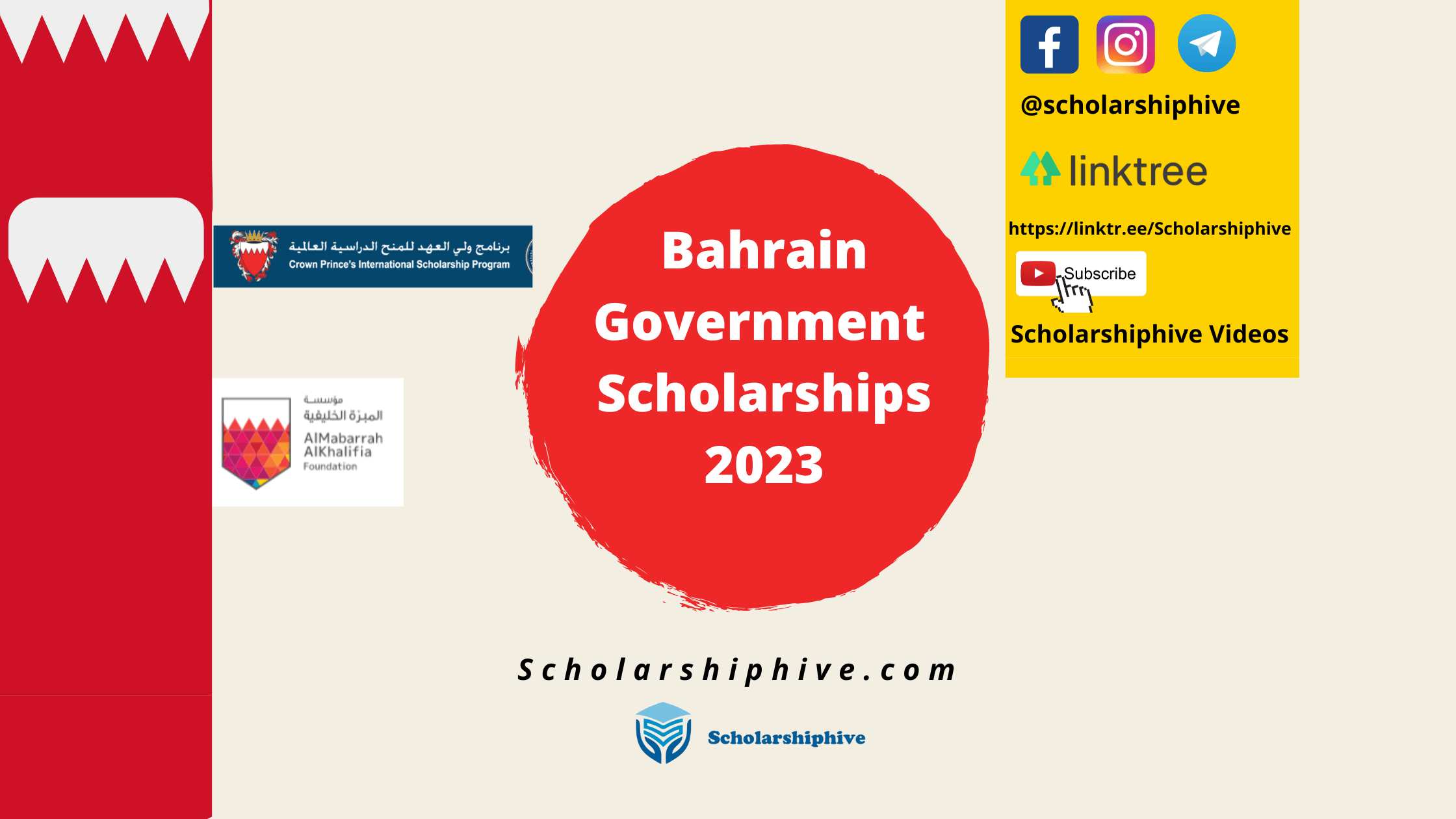 phd scholarship in bahrain