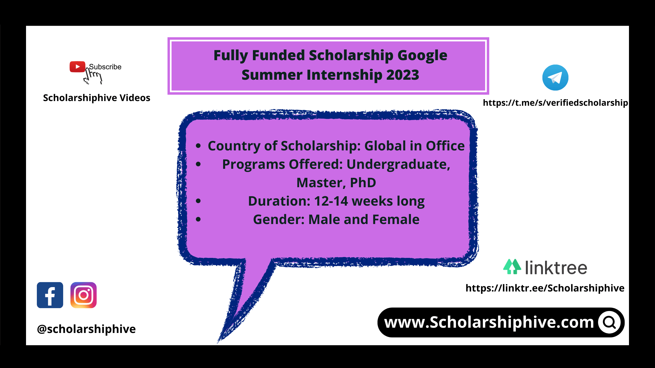 Fully Funded Scholarship Google Summer Internship 2023 - Scholarshiphive