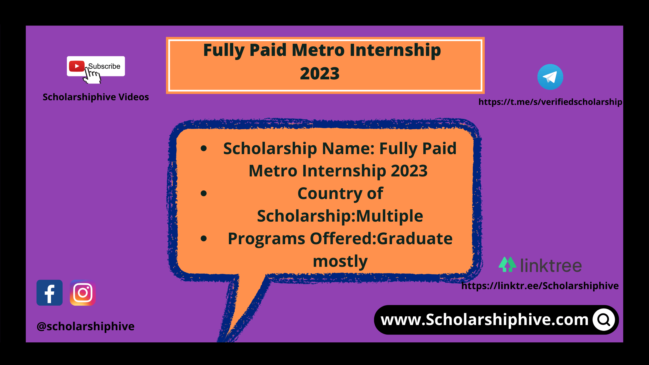 Fully Paid Metro Internship 2023 Scholarshiphive