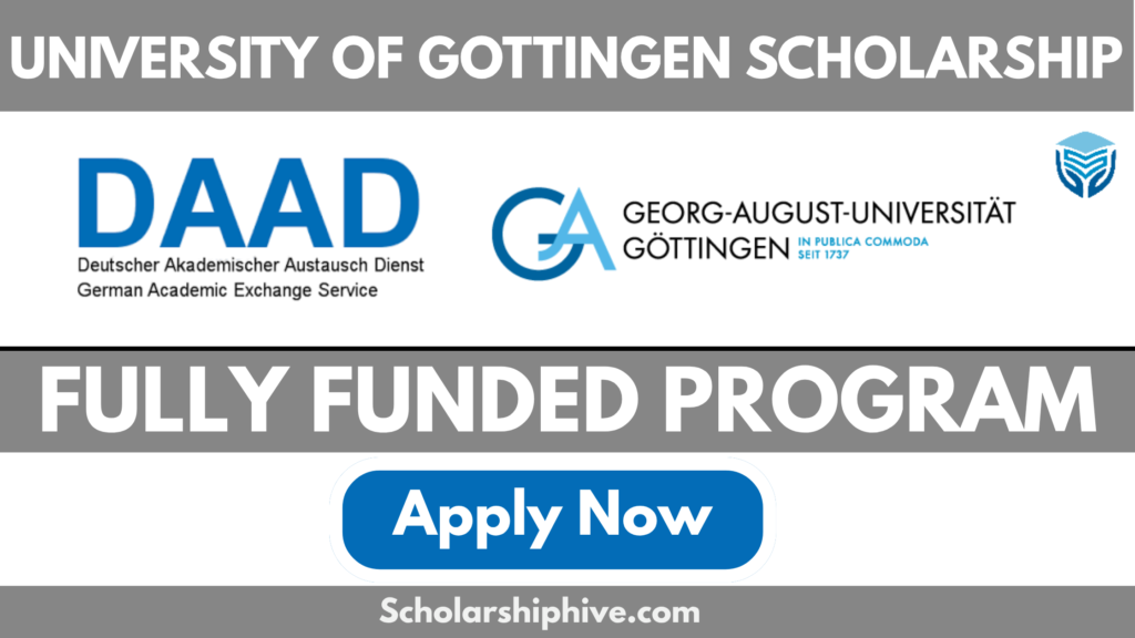 University of Göttingen Scholarship 2025 offers fully funded 2-year Master’s and PhD programs in International Agribusiness and Rural Development (IARD). Covers tuition, living expenses, travel, and insurance. Requires relevant bachelor’s degree, 2+ years’ work experience, English proficiency, strong academic record, and commitment to home country development.