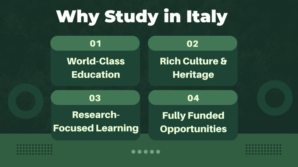 Study in Italy at University of Teramo – world-class education, rich culture, fully funded scholarships, personalized learning, and supportive student environment in Abruzzo.