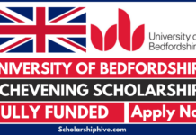 University of Bedfordshire Chevening Scholarship Program University of Bedfordshire Chevening Scholarship 2026 for international students in the United Kingdom
