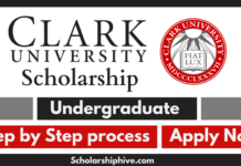 Clark University Scholarship Program 2026 Clark University Scholarship Program